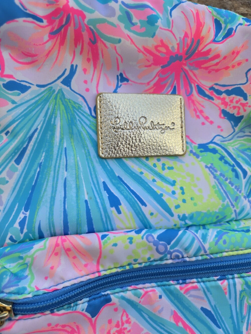 Lilly Pulitzer Bahia Backpack Swizzle In - Picture 2 of 10